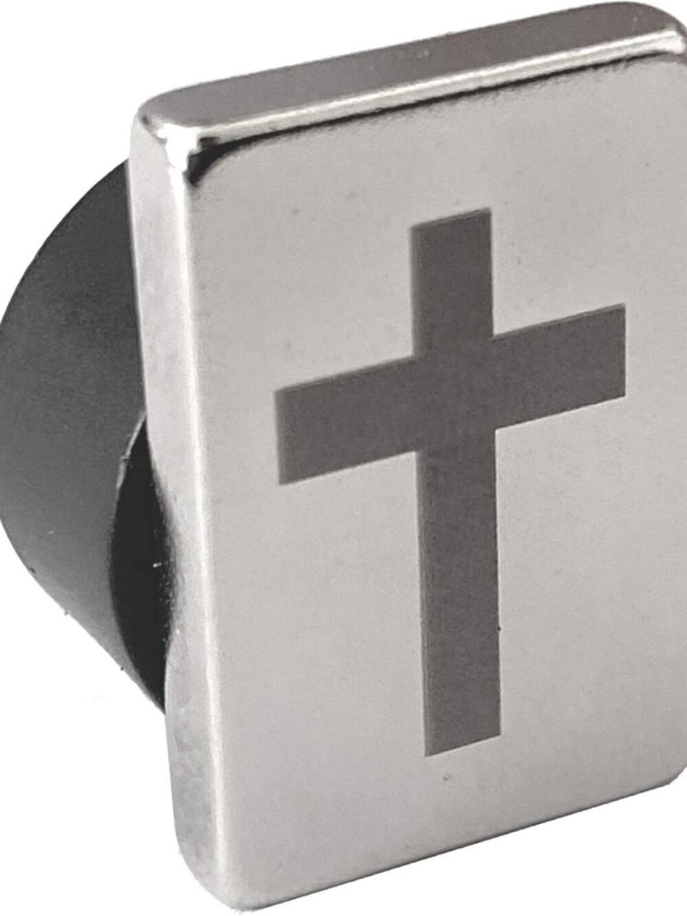 Magnetic Tie Clip & Lapel Pin Set - Stylish Cross Design for Men’s Accessories